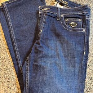 Harley-Davidson Dark Blue Straight Leg Jeans